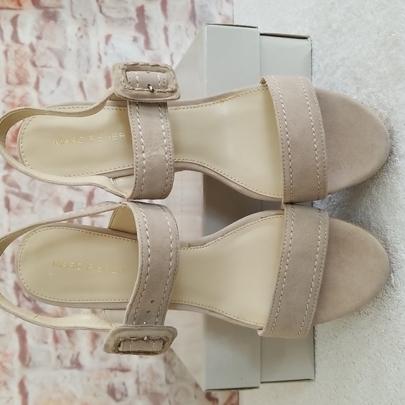 New Marc Fisher Hipiee 2 Espadrille Wedge Sandal - Picture 9 of 12